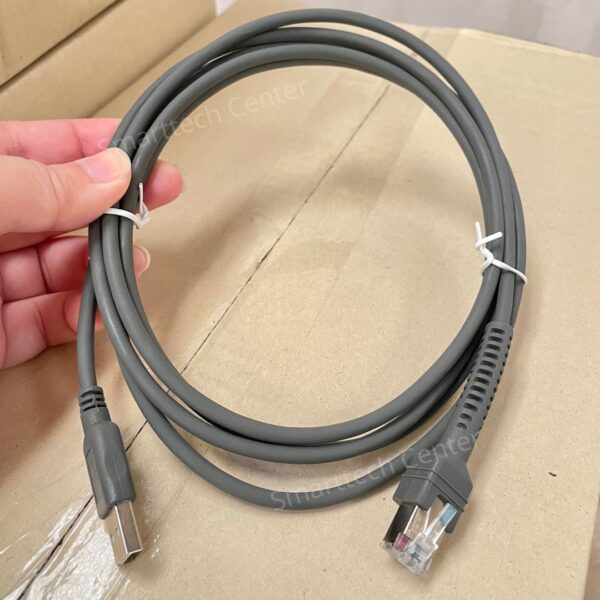 สายเครื่องอ่านบาร์โค้ด USB Cable for Zebra Motorola Symbol Original ของแท้หัวเหล็ก ใช้ได้กับ Zebra ทุกรุ่น สายยาว 2 เมตร (7 ฟุต) - Image 4