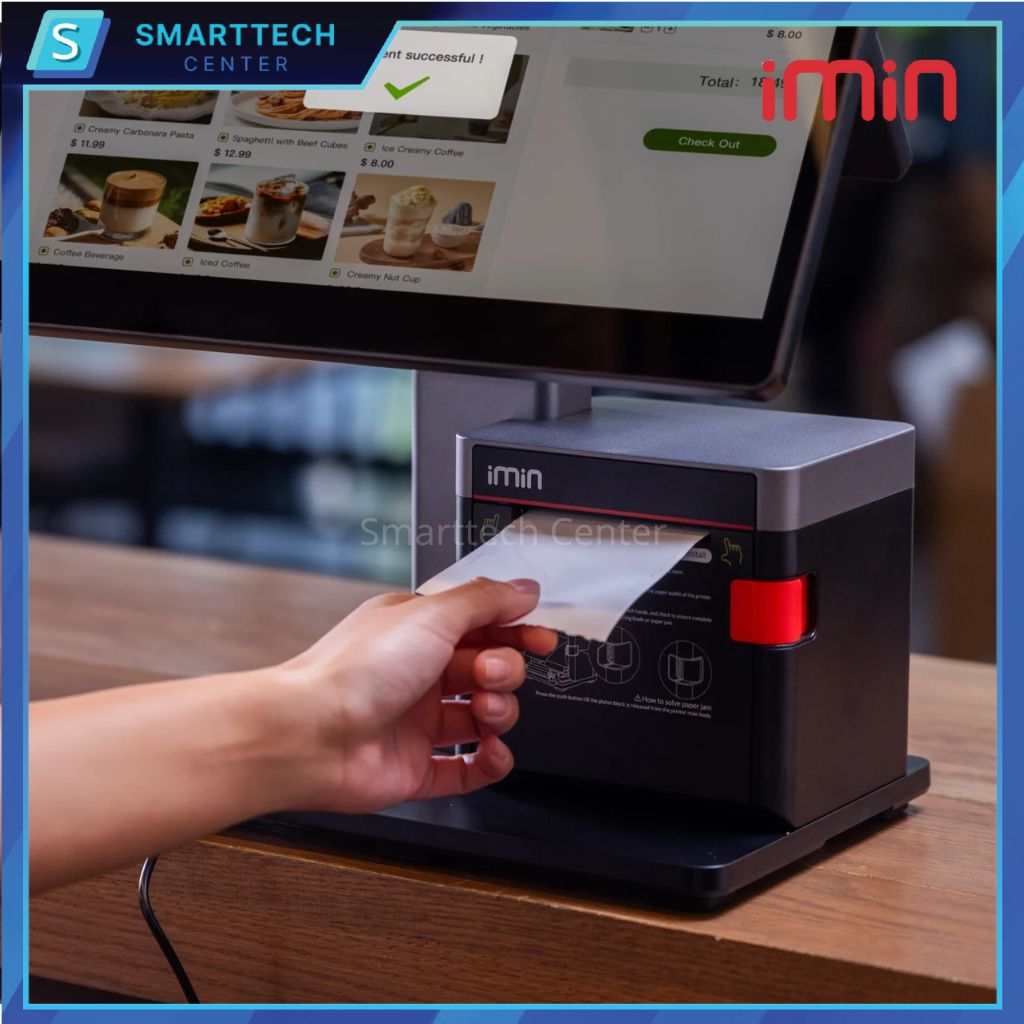 iMIN Swan2 จอเดี่ยว 15.6" Full HD With 80mm Printer Android 13 Touch screen เครื่องขายหน้าร้าน POS All in One แถมโปรแกรม Loyverse ฟรี - Image 7